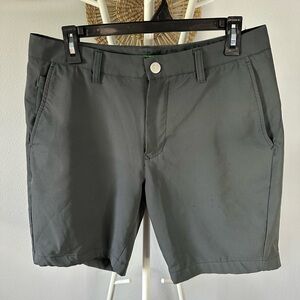 Bonobos Gray Flat Front Shorts Casual Chino Style